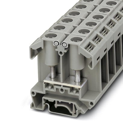 Phoenix Contact Feed-Through Terminal Block; OTTA 25-M5; 115A; 600V; Gray